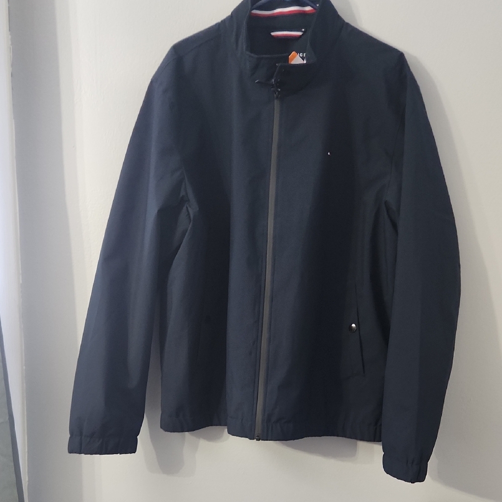 Tommy Hilfiger Navy Windbreaker Jacket